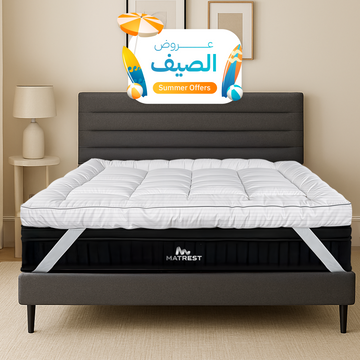 VIP Hotel Mattress Topper 14cm (Pinstripe)