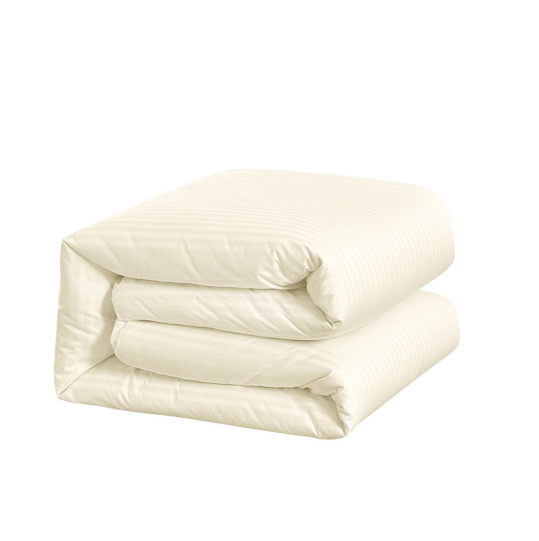 7-Piece Plain Beige Hotel Comforter Set – Double (200x200 cm, 100% Cotton)