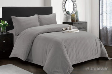 4-piece single bedspread, white, without filling