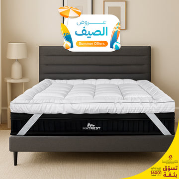 VIP Hotel Mattress Topper 14cm (Pinstripe)