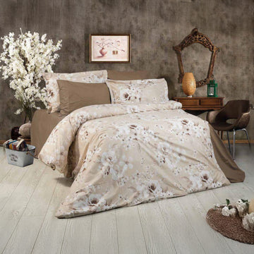 طقم مفرش صيفي قطن 100% مزدوج